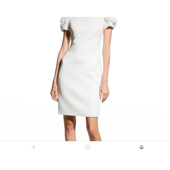 Badgley mischka sequin short sleeve mini dress - Picture 3 of 5